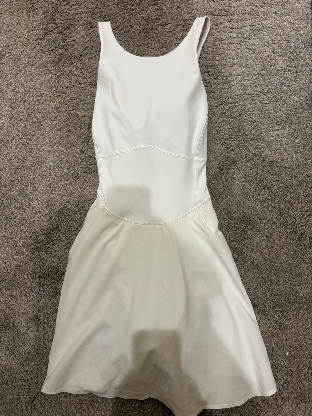 lululemon athletica White Sleeveless Midi Dress
